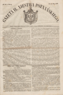 Gazeta W. Xięstwa Poznańskiego. 1846, № 110 (13 maja)