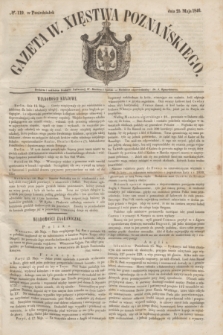 Gazeta W. Xięstwa Poznańskiego. 1846, № 119 (25 maja)