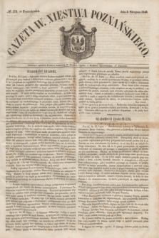 Gazeta W. Xięstwa Poznańskiego. 1846, № 178 (3 sierpnia)