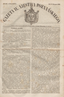 Gazeta W. Xięstwa Poznańskiego. 1846, № 184 (10 sierpnia)