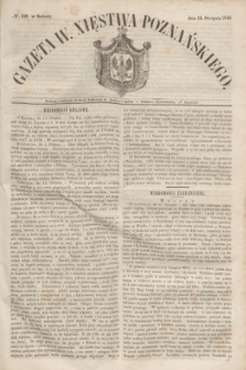 Gazeta W. Xięstwa Poznańskiego. 1846, № 189 (15 sierpnia)