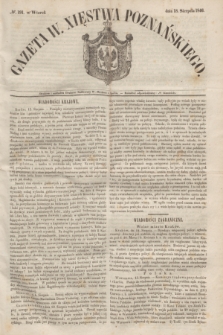 Gazeta W. Xięstwa Poznańskiego. 1846, № 191 (18 sierpnia)