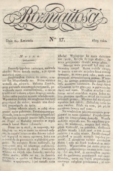 Rozmaitości : pismo dodatkowe do Gazety Lwowskiej. 1829, nr 17