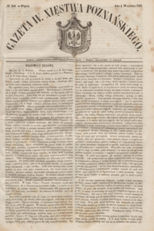 Gazeta W. Xięstwa Poznańskiego. 1846, № 206 (4 września)