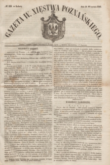 Gazeta W. Xięstwa Poznańskiego. 1846, № 219 (19 września)