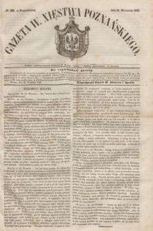 Gazeta W. Xięstwa Poznańskiego. 1846, № 220 (21 września)