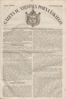 Gazeta W. Xięstwa Poznańskiego. 1846, № 233 (6 października)