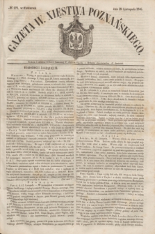 Gazeta W. Xięstwa Poznańskiego. 1846, № 271 (19 listopada)