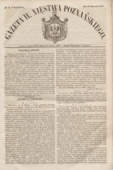 Gazeta W. Xięstwa Poznańskiego. 1847, № 11 (14 stycznia)
