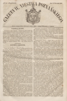 Gazeta W. Xięstwa Poznańskiego. 1847, № 14 (18 stycznia)