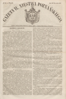 Gazeta W. Xięstwa Poznańskiego. 1847, № 21 (26 stycznia)