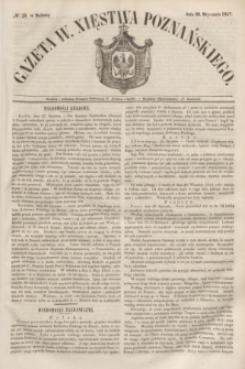 Gazeta W. Xięstwa Poznańskiego. 1847, № 25 (30 stycznia)
