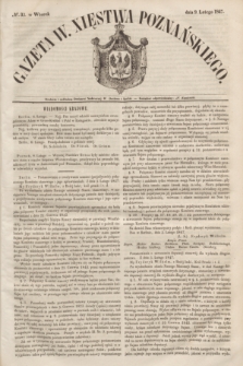 Gazeta W. Xięstwa Poznańskiego. 1847, № 33 (9 lutego)