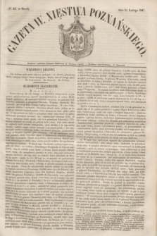 Gazeta W. Xięstwa Poznańskiego. 1847, № 46 (24 lutego)