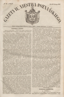 Gazeta W. Xięstwa Poznańskiego. 1847, № 48 (26 lutego)