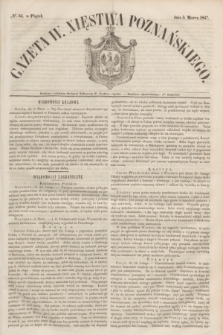 Gazeta W. Xięstwa Poznańskiego. 1847, № 54 (5 marca)