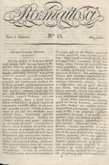 Rozmaitości : pismo dodatkowe do Gazety Lwowskiej. 1829, nr 23