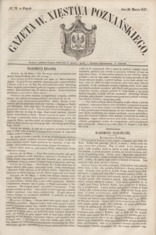 Gazeta W. Xięstwa Poznańskiego. 1847, № 72 (26 marca)