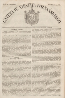 Gazeta W. Xięstwa Poznańskiego. 1847, № 96 (26 kwietnia) + dod.