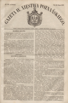 Gazeta W. Xięstwa Poznańskiego. 1847, № 170 (24 lipca)