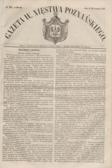 Gazeta W. Xięstwa Poznańskiego. 1847, № 209 (8 września) + dod.