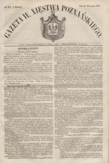 Gazeta W. Xięstwa Poznańskiego. 1847, № 212 (11 września) + dod.