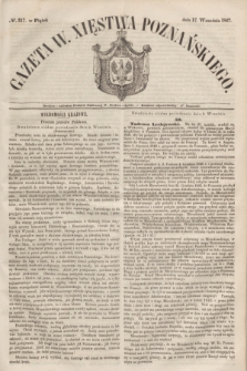 Gazeta W. Xięstwa Poznańskiego. 1847, № 217 (17 września)