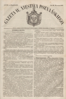 Gazeta W. Xięstwa Poznańskiego. 1847, № 219 (20 września)