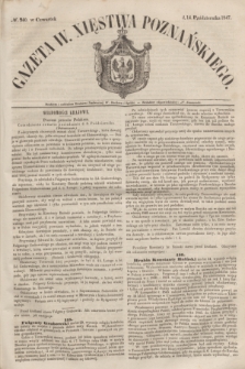Gazeta W. Xięstwa Poznańskiego. 1847, № 240 (14 października)