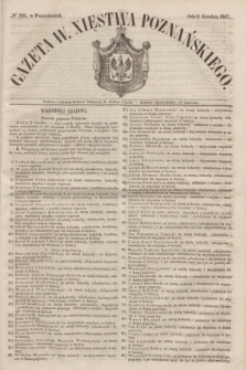 Gazeta W. Xięstwa Poznańskiego. 1847, № 285 (6 grudnia) + dod.