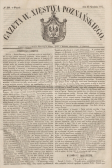 Gazeta W. Xięstwa Poznańskiego. 1847, № 289 (10 grudnia)