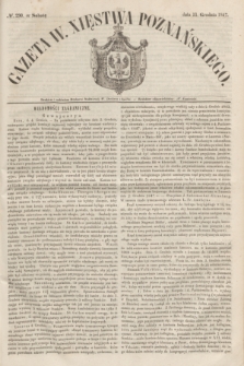Gazeta W. Xięstwa Poznańskiego. 1847, № 290 (11 grudnia)