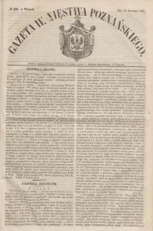 Gazeta W. Xięstwa Poznańskiego. 1847, № 292 (14 grudnia)