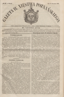 Gazeta W. Xięstwa Poznańskiego. 1847, № 293 (15 grudnia) + dod.