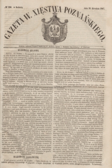 Gazeta W. Xięstwa Poznańskiego. 1847, № 296 (18 grudnia)