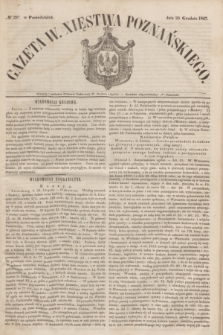 Gazeta W. Xięstwa Poznańskiego. 1847, № 297 (20 grudnia) + dod.