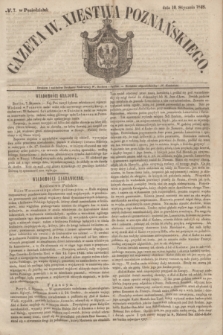 Gazeta W. Xięstwa Poznańskiego. 1848, № 7 (10 stycznia)