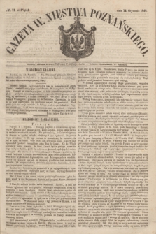Gazeta W. Xięstwa Poznańskiego. 1848, № 11 (14 stycznia)