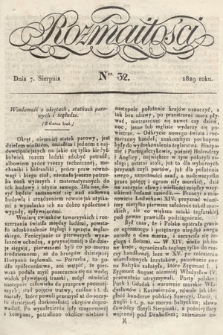 Rozmaitości : pismo dodatkowe do Gazety Lwowskiej. 1829, nr 32