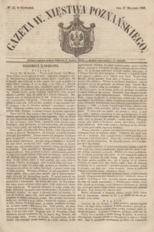 Gazeta W. Xięstwa Poznańskiego. 1848, № 22 (27 stycznia)