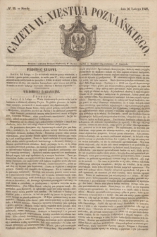 Gazeta W. Xięstwa Poznańskiego. 1848, № 39 (16 lutego)