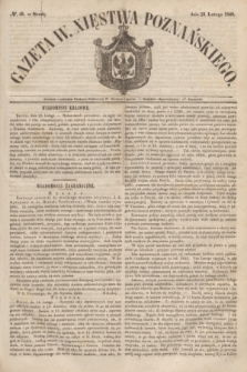 Gazeta W. Xięstwa Poznańskiego. 1848, № 45 (23 lutego)
