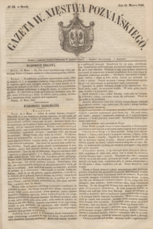 Gazeta W. Xięstwa Poznańskiego. 1848, № 63 (15 marca)