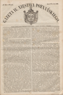 Gazeta W. Xięstwa Poznańskiego. 1848, № 206 (5 września)