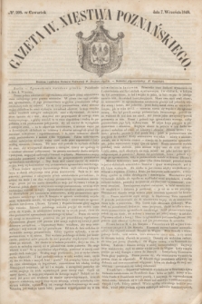 Gazeta W. Xięstwa Poznańskiego. 1848, № 208 (7 września)