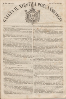 Gazeta W. Xięstwa Poznańskiego. 1848, № 212 (12 września)