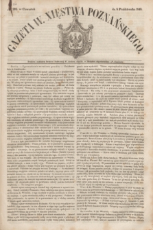 Gazeta W. Xięstwa Poznańskiego. 1848, № 232 (5 października)