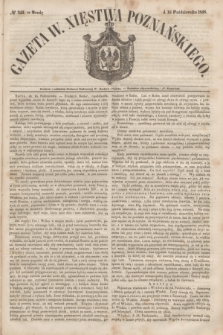 Gazeta W. Xięstwa Poznańskiego. 1848, № 243 (18 października)