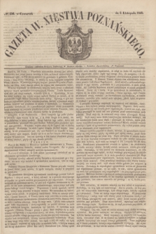 Gazeta W. Xięstwa Poznańskiego. 1848, № 256 (2 listopada)