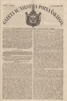 Gazeta W. Xięstwa Poznańskiego. 1848, № 272 (21 listopada)